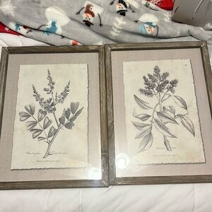 2 flower pictures from hobby lobby! Woodville collection 11.81 x 15.75in